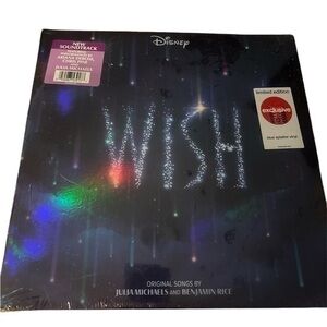 DISNEY WISH SOUNDTRACK Limited EDITION Blue Splatter Vinyl LP